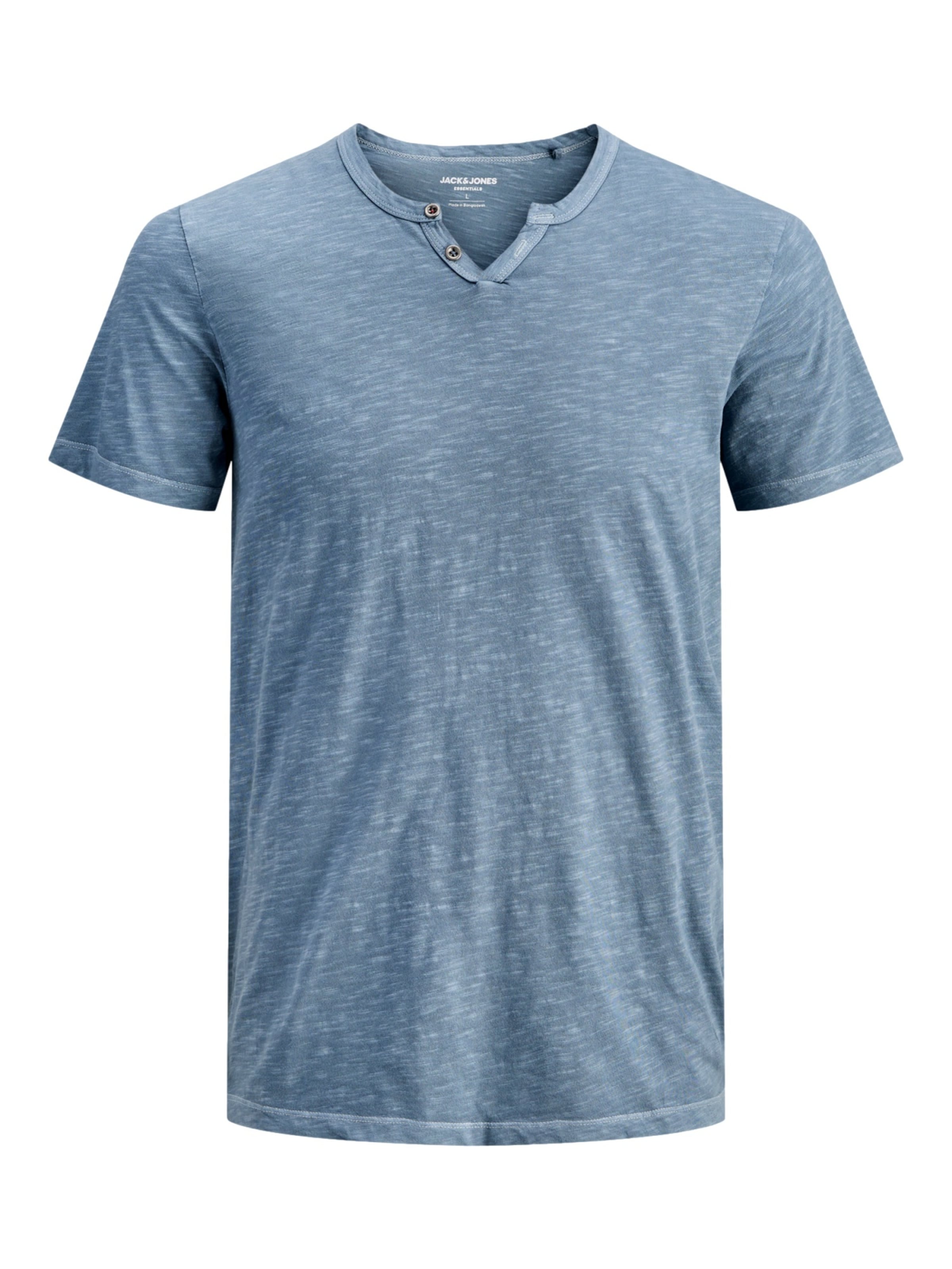 T-Shirt 'JJESplit' JACK & JONES en bleu : devant