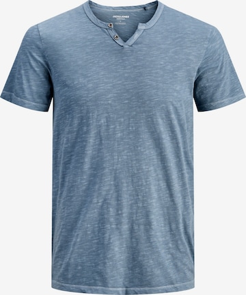 T-Shirt 'JJESplit' JACK & JONES en bleu : devant
