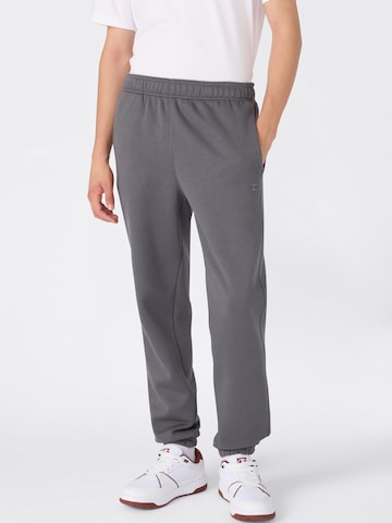 Effilé Pantalon Champion Authentic Athletic Apparel en gris : devant