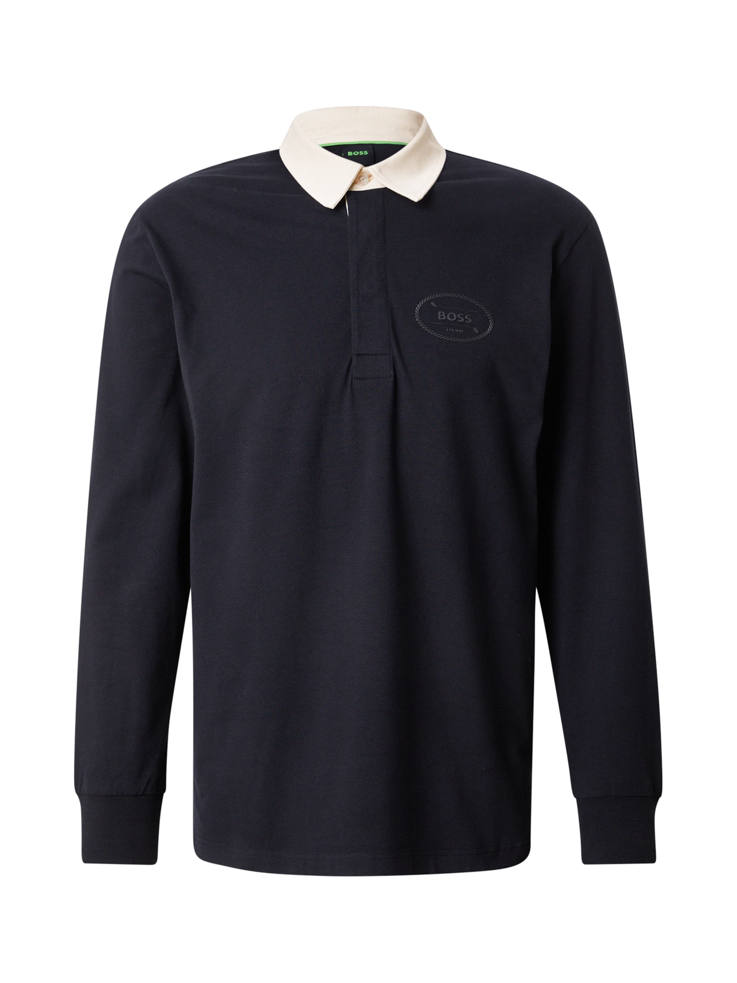 BOSS Функциональная футболка 'Hole19 Percy' в Черный: спереди