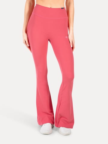 Smilodox Slimfit Leggings in Pink: Vorderseite