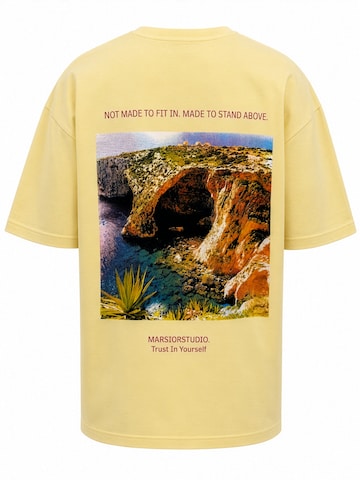MARSIORSTUDIO. Shirt 'MARIS' in Yellow: front