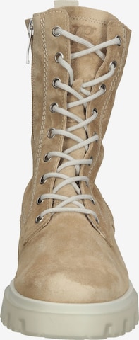 Paul Green Lace-Up Ankle Boots in Beige