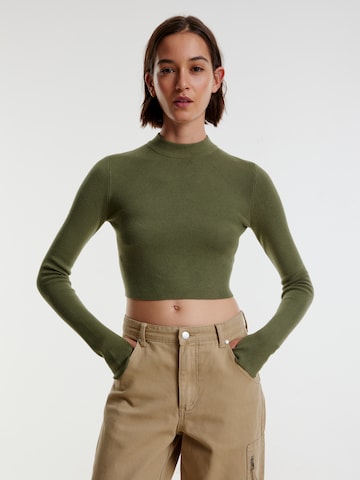 EDITED Sweater 'Tya' in Green: front
