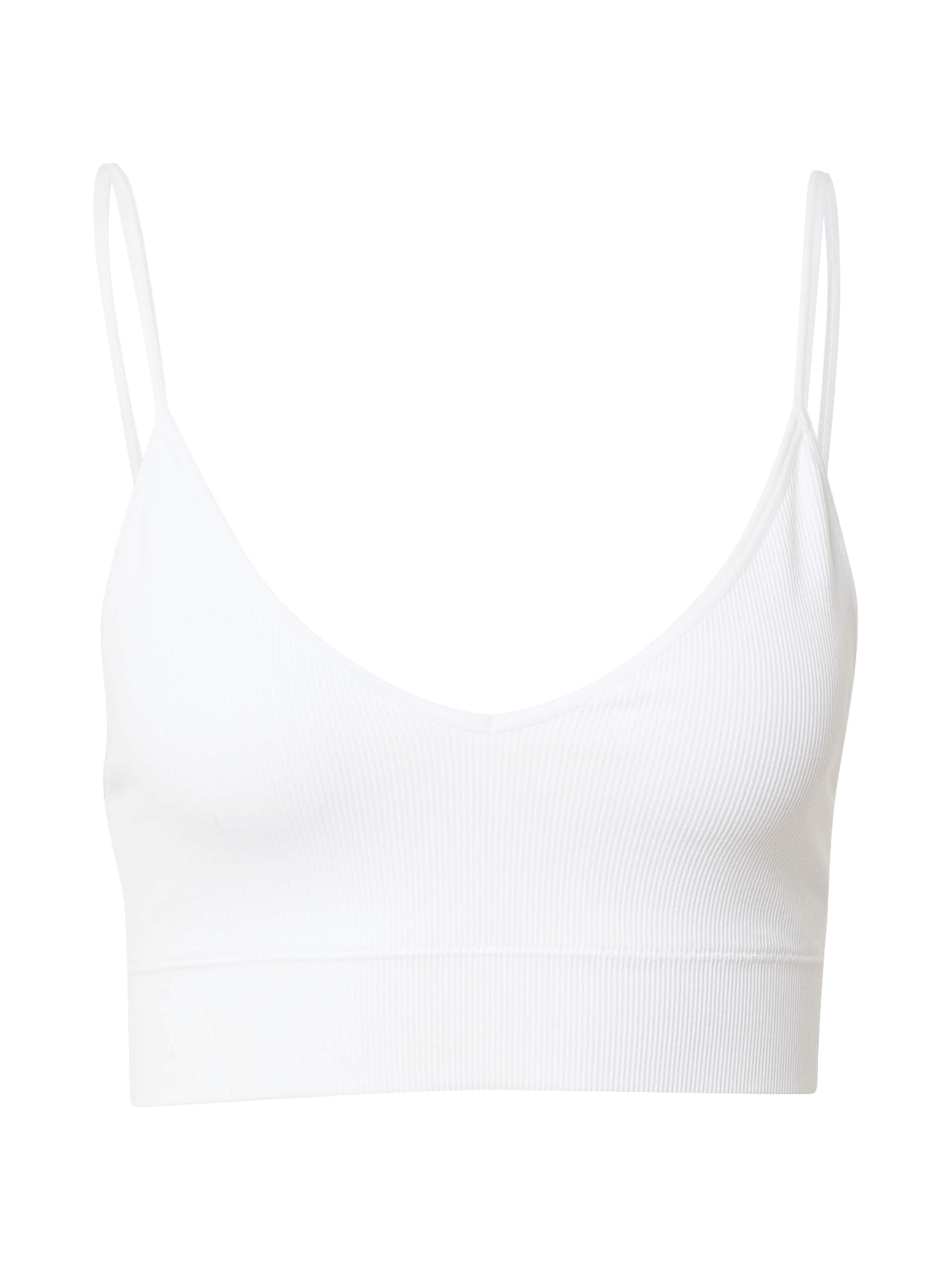 Lindex Μπουστάκι Σουτιέν σε λευκό: μπροστά