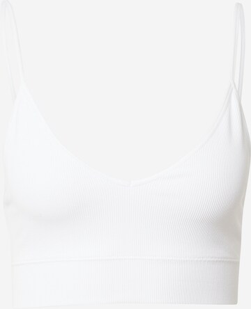 Lindex Bralette Bra in White: front