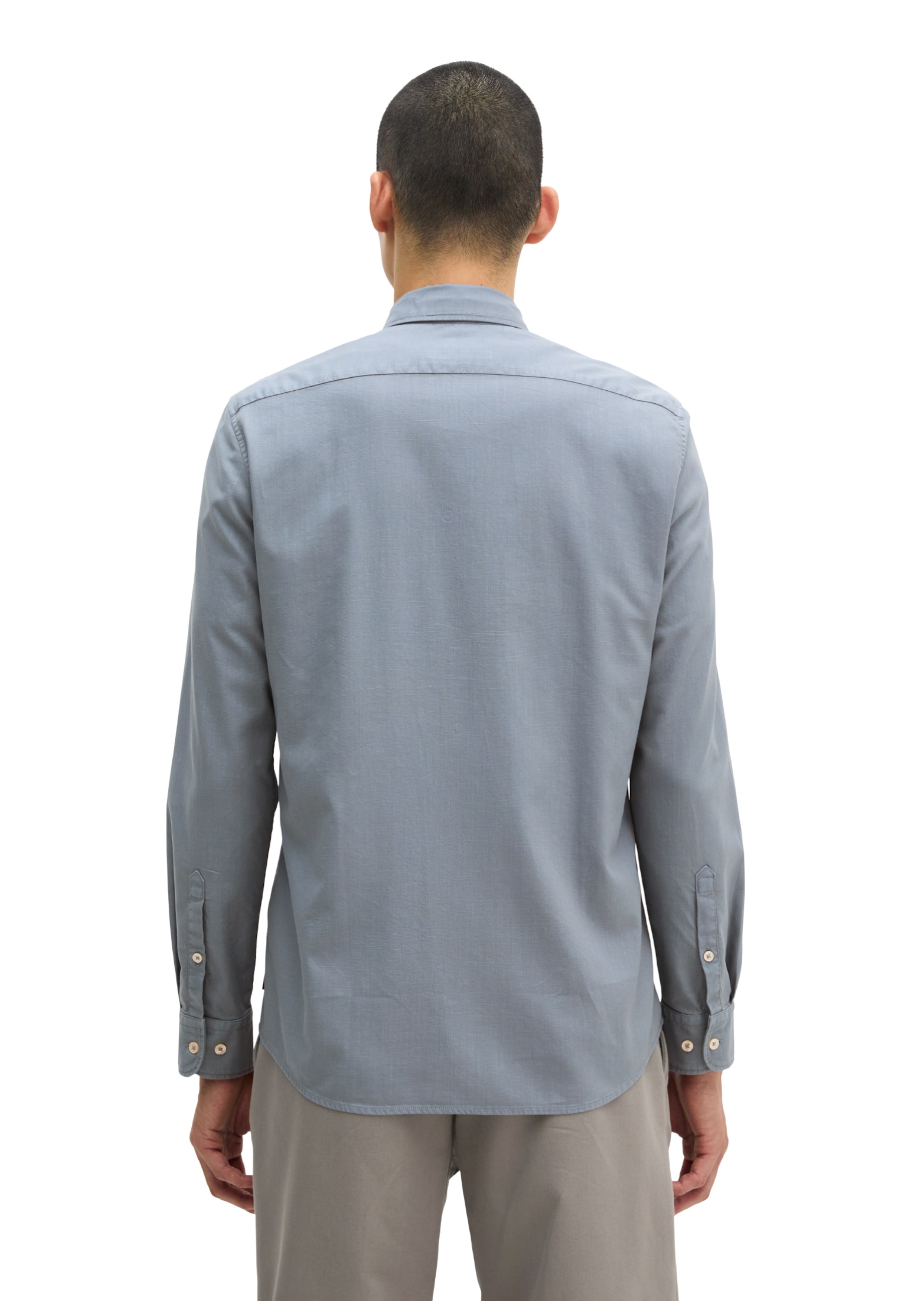 Marc O'Polo Regular fit Overhemd in Blauw