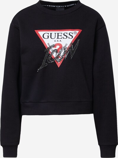 GUESS Sweater majica u miks boja / crna, Pregled proizvoda
