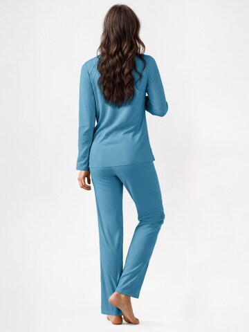 CALIDA Pyjama 'Nightwear Xtra'‌‌‌‌‌‌‌‌‌‌ in Blau