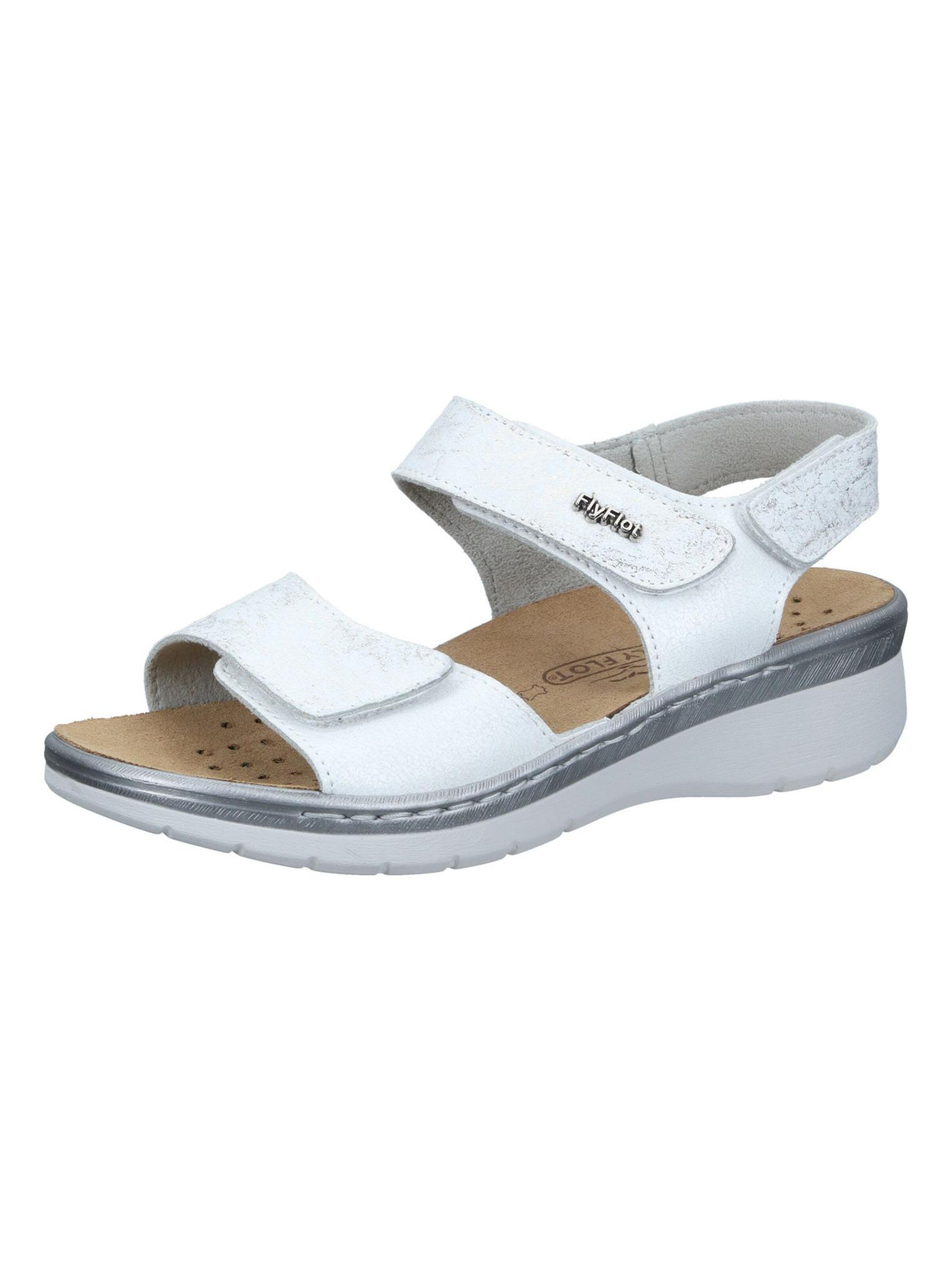 FLY FLOT Sandals 'Sandaletten' in White: front