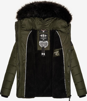 NAVAHOO Winter Jacket 'Zuckerbiene' in Green