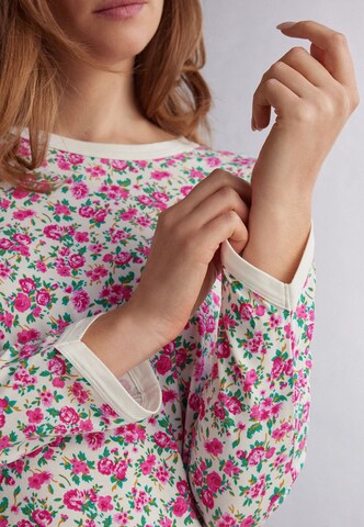 INTIMISSIMI Pajama Shirt 'LIFE IS A FLOWER' in Pink