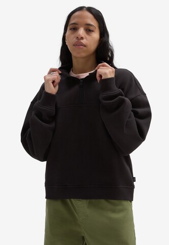 VANS Sweatshirt 'Leighton Mock' in Schwarz: predná strana