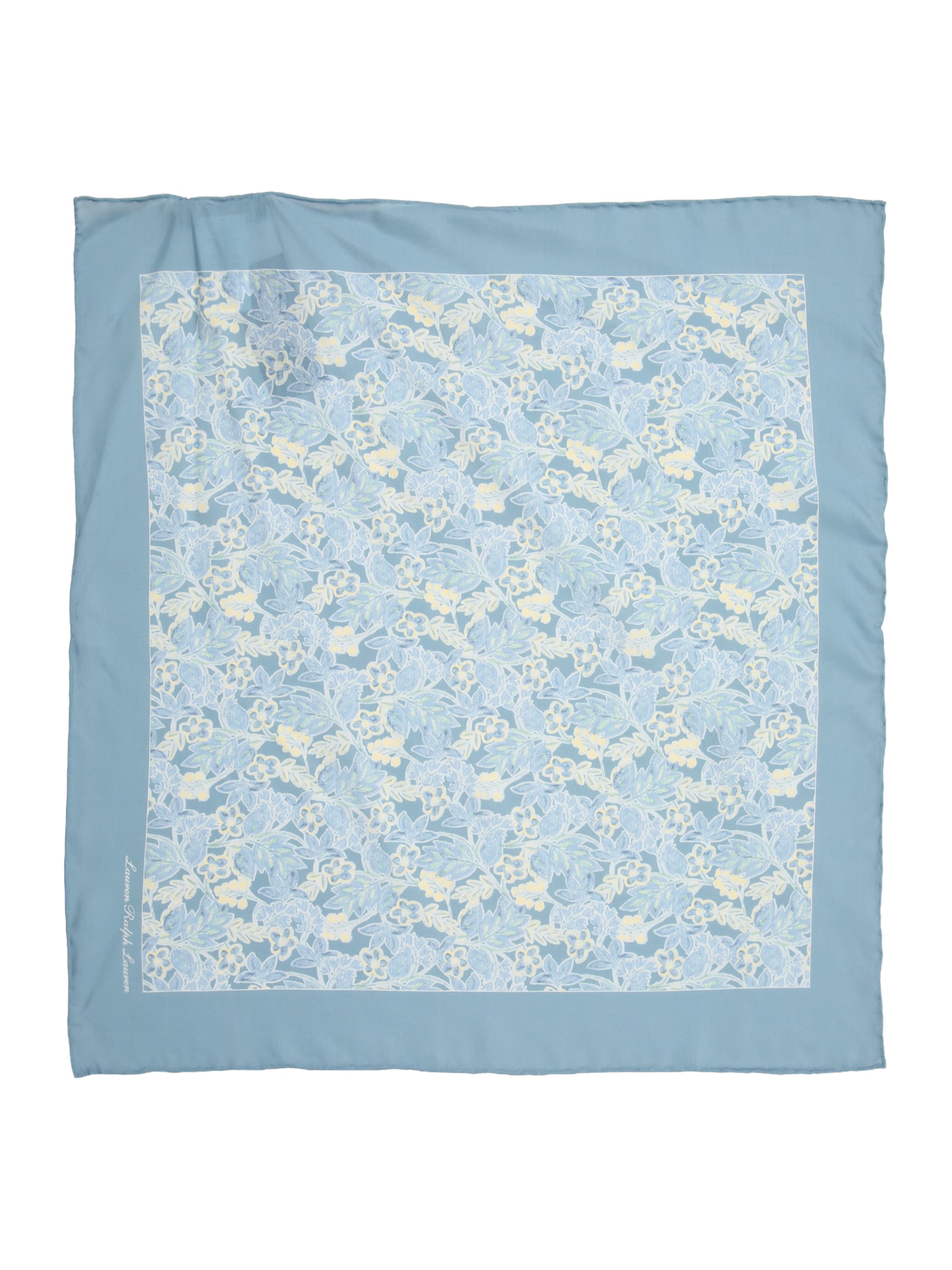 Foulard Lauren Ralph Lauren en bleu : devant