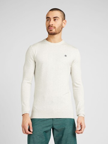 Pullover 'Essentials' di SCOTCH & SODA in bianco: frontale