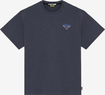 T-Shirt IUTER en gris : devant