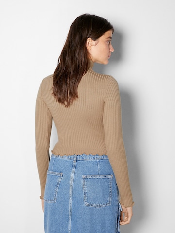 Bershka Sweater in Beige