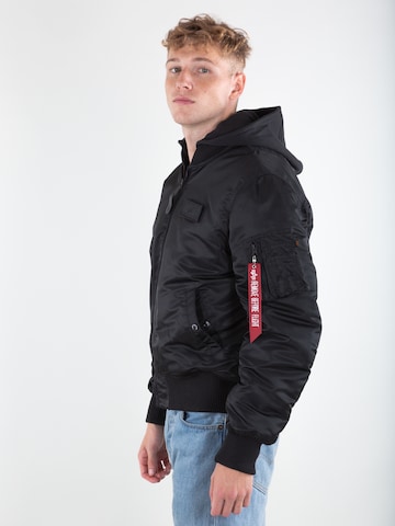 ALPHA INDUSTRIES Přechodná bunda 'MA-1 ZH' – černá