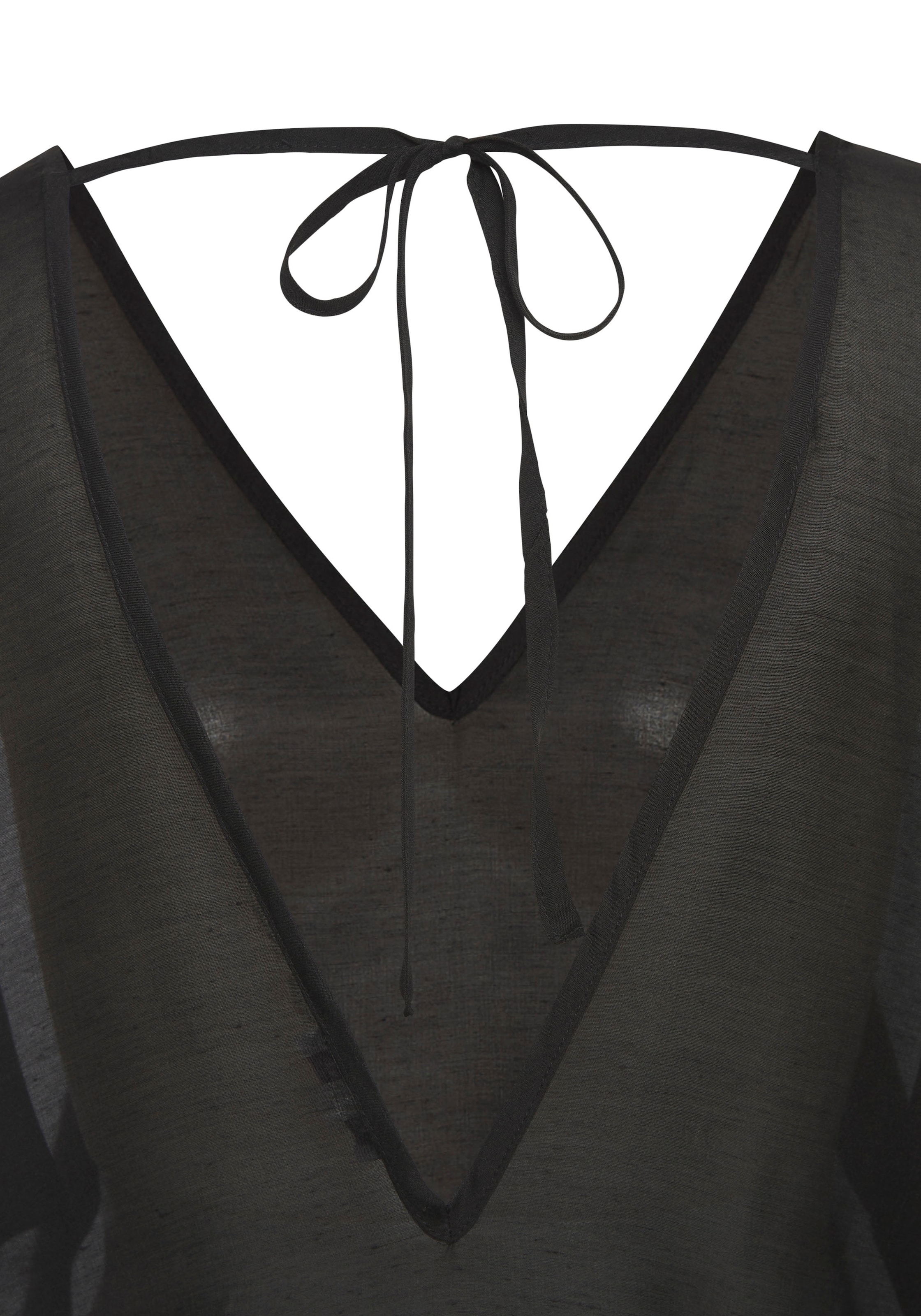 LASCANA Φόρεμα παραλίας σε μαύρο