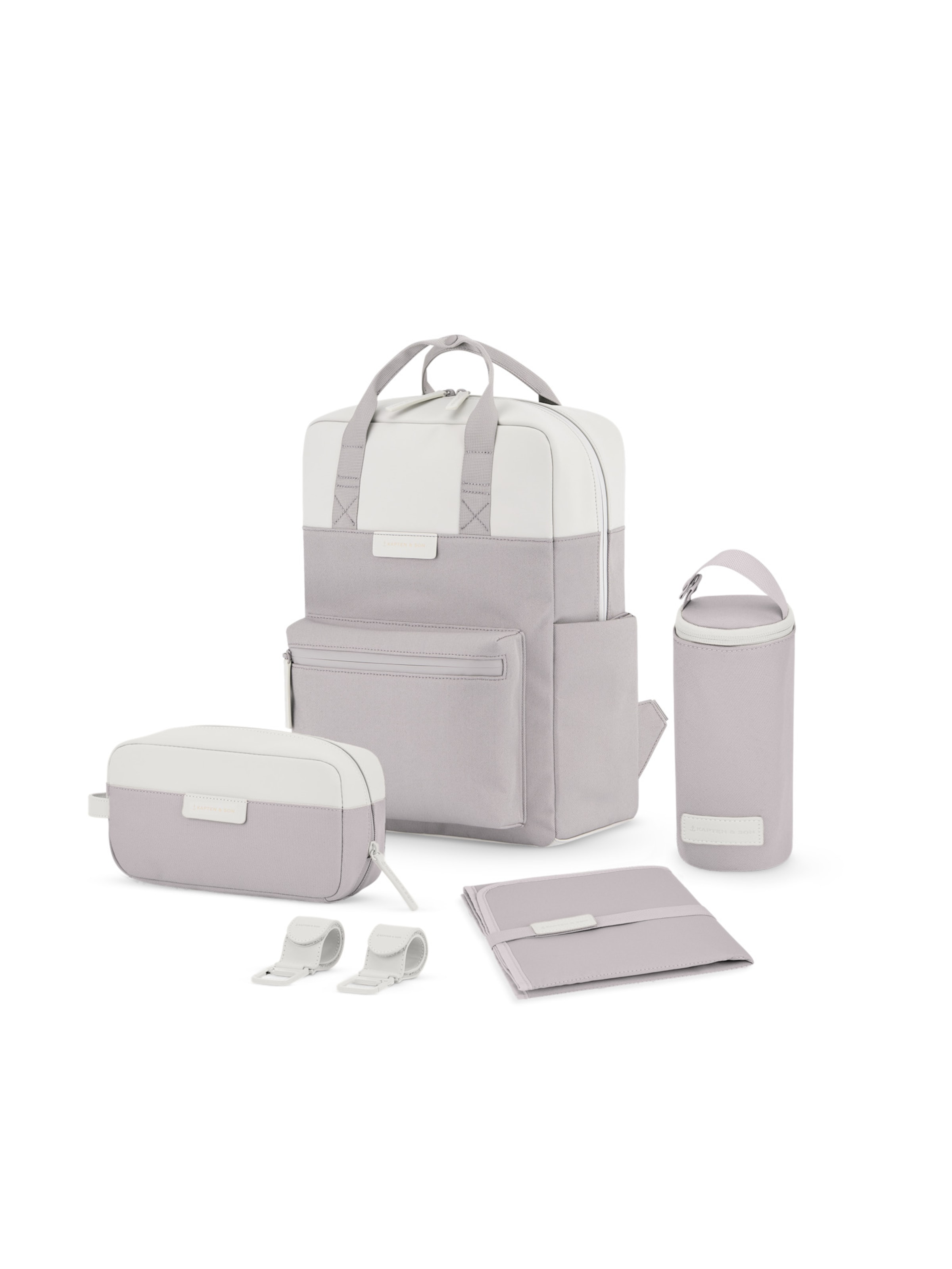 Kapten & Son Rucksack 'Bergen Pro Diaper' in Pink: Vorderseite
