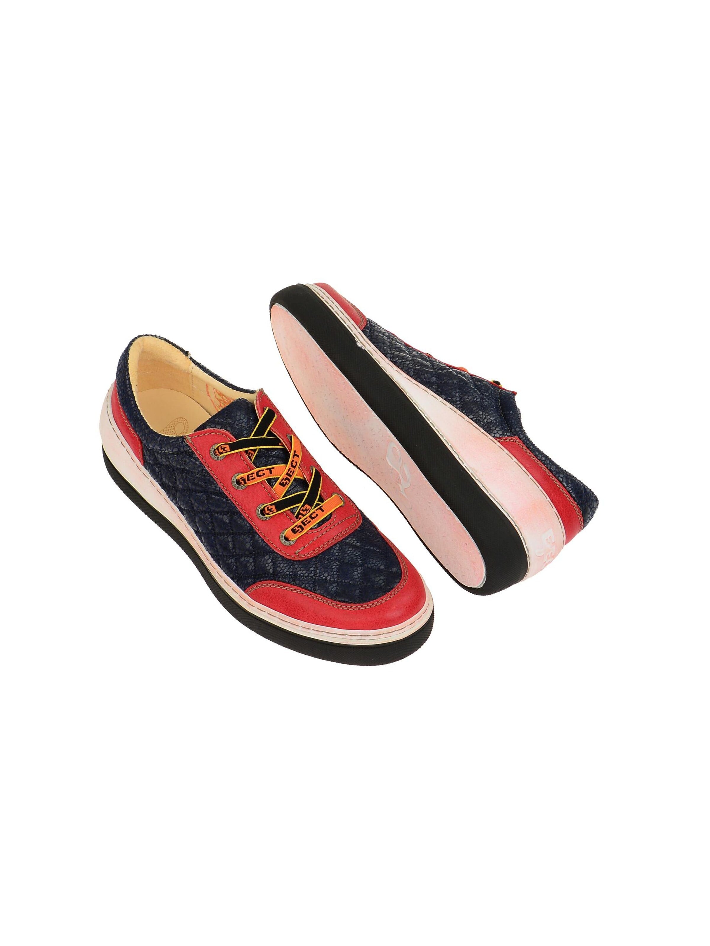 EJECT Schnürschuh 'Eject Feeling Schuhe rot blau mix 18072'‌‌‌‌‌‌‌‌‌‌ in Rot
