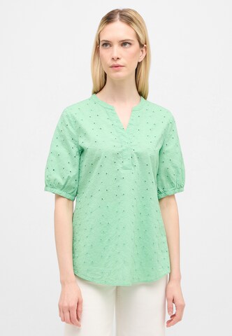 ETERNA Blouse in Groen: voorkant
