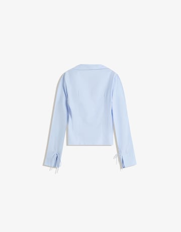 Bershka Blouse in Blauw