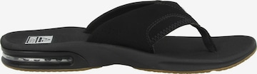 REEF Beach & Pool Shoes 'Fanning' in Black