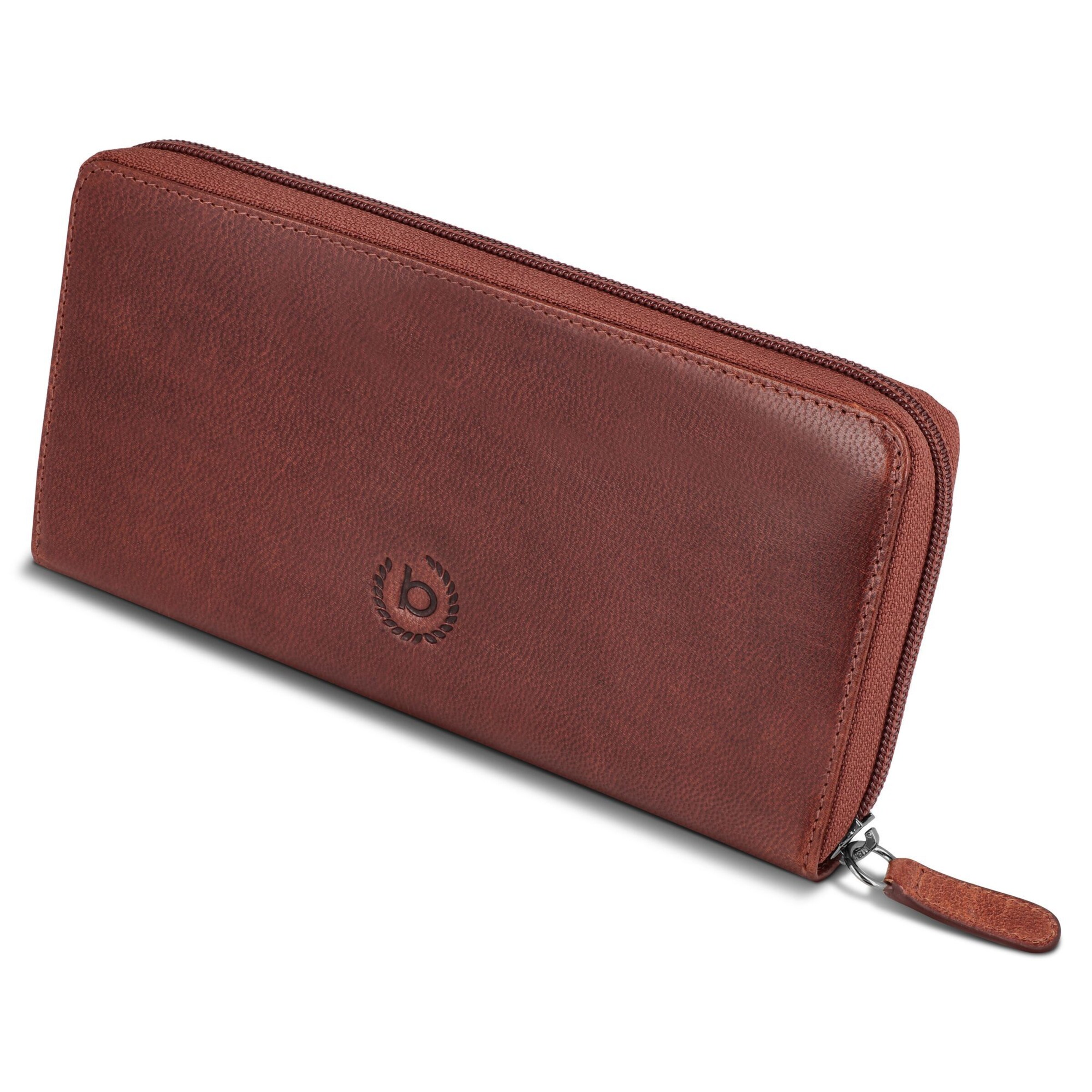 Portamonete 'Valencia' di bugatti in marrone