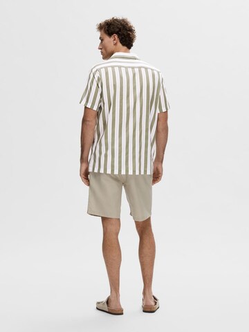 SELECTED Regular fit Button Up Shirt 'Regair' in Green