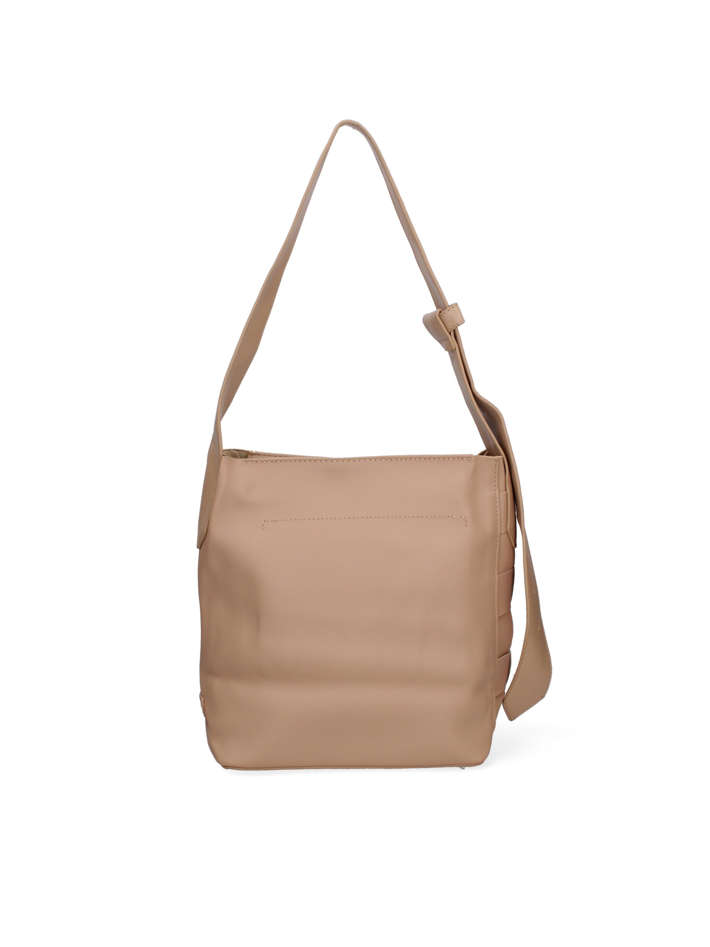 Borsa a spalla 'Borsa a Spalla Donna David Jones PVC Trapuntato Zip' di David Jones in beige
