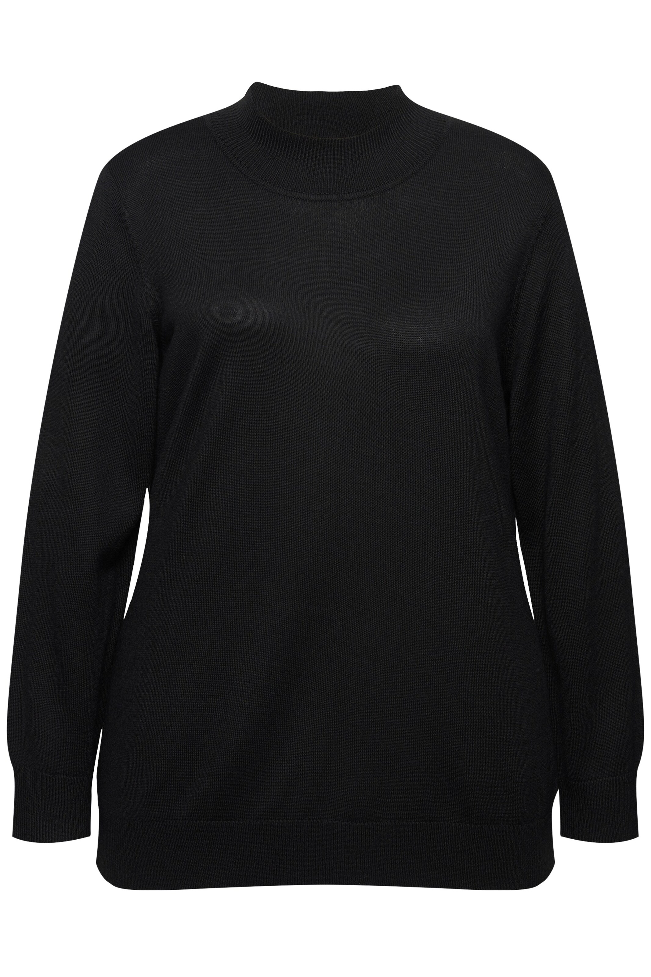Ulla Popken Pullover in Schwarz: Vorderseite