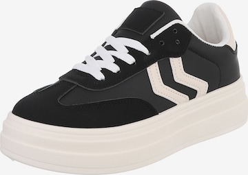 Ital-Design Sneaker in Schwarz: Vorderseite