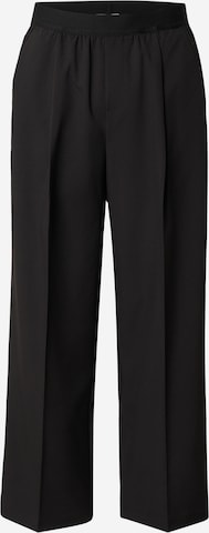 melns KARIA by Loris Karius Platas staras Buktētas bikses: no priekšpuses