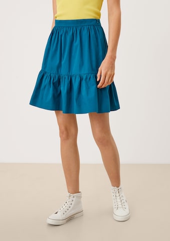 s.Oliver Skirt in Blue: front