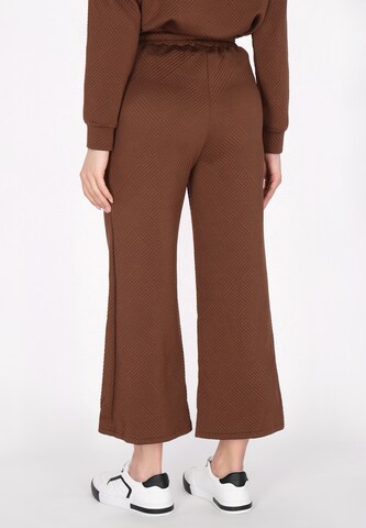 faina Athlsr - Loosefit Calças 'Fashion Look' em castanho