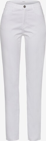 BRAX Regular Chino Pants 'Carola' in White: front