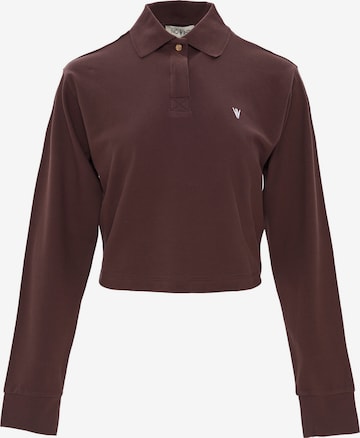 NOWIHT Shirt 'Ottilie' in Brown: front