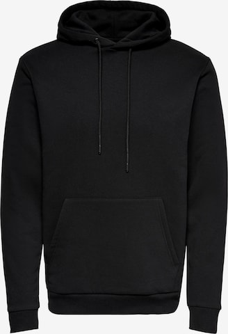 Only & Sons Sweatshirt 'Ceres' in Black: front