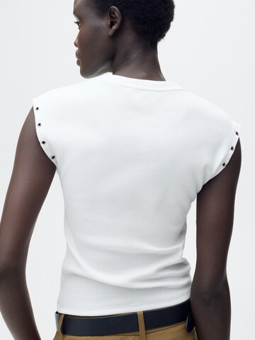 T-shirt MANGO en blanc