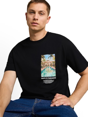 TOM TAILOR DENIM Μπλουζάκι σε μαύρο