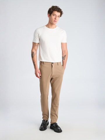 Lindbergh Slimfit Broek in Beige