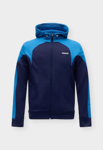 UNDER ARMOUR Sportovní mikina – modrá: přední strana