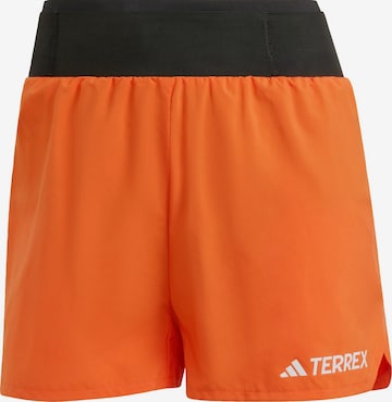 ADIDAS TERREX Regular Sportshorts 'Xperior' in Orange: Vorderseite
