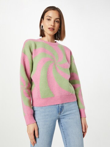 Pullover di Warehouse in verde: frontale