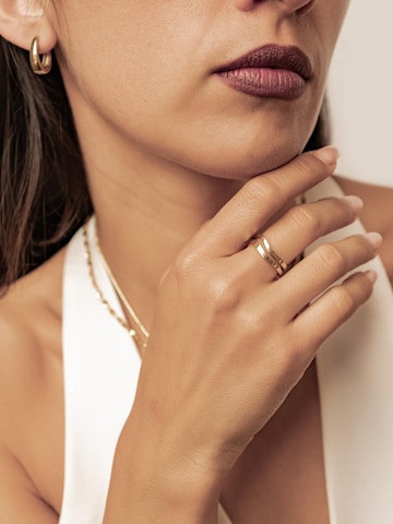 Hey Happiness Ring 'Wave Open'‌‌ in Gold
