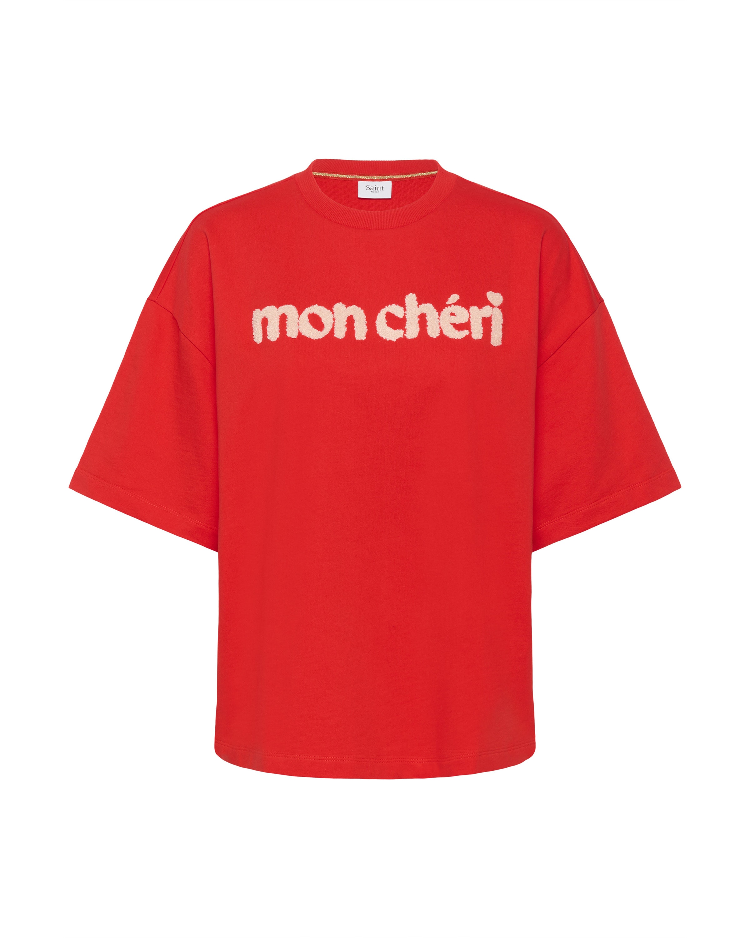 SAINT TROPEZ Sweatshirt 'PannaSZ' in Red: front