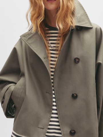 Manteau mi-saison Pull&Bear en vert