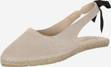 espadrij l´originale Slingpumps 'Bastille' in Beige: voorkant