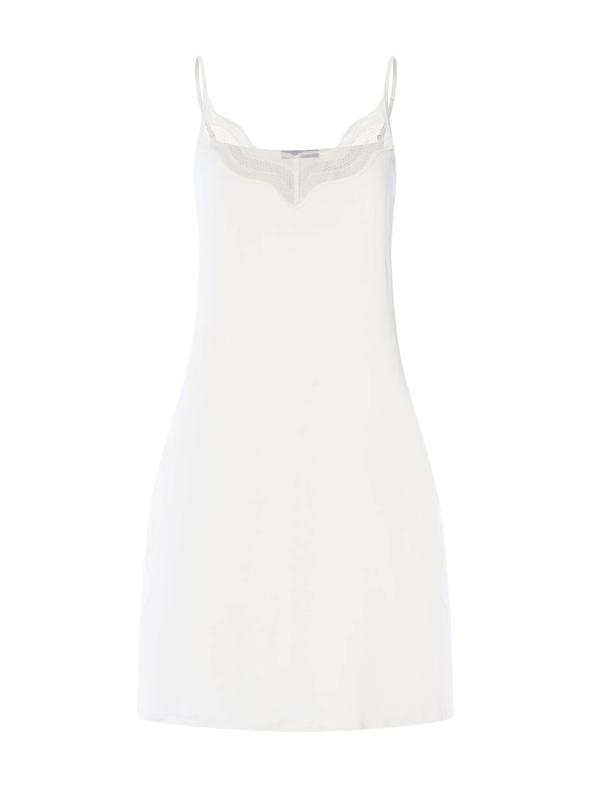 Hanro Negligé ' Ciri ' in Wit: voorkant